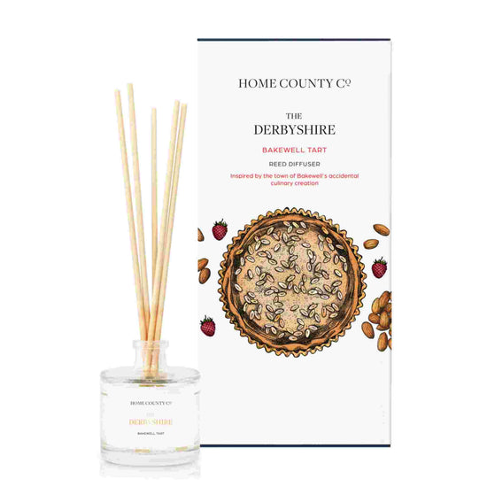 The Derbyshire - Bakewell Tart Reed Diffuser - Pack of 6