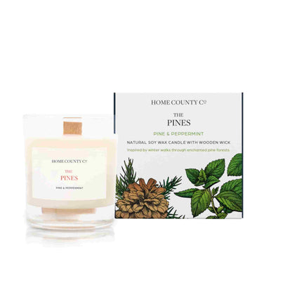 The Pines - Pine and Peppermint Candle - Pack of 6
